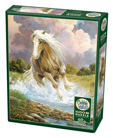 1000pc River Horse Puzzle image 0