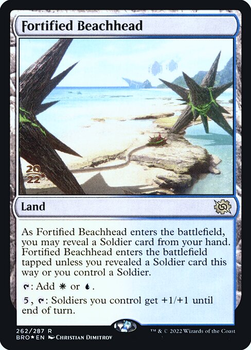 Fortified Beachhead (262s) [The Brothers' War Promos]