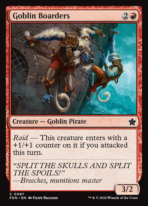 Goblin Boarders (87) [Foundations]