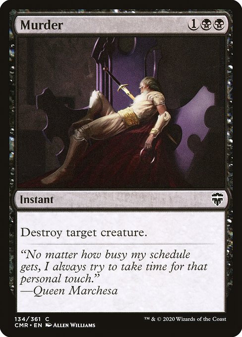 Murder (134) [Commander Legends]