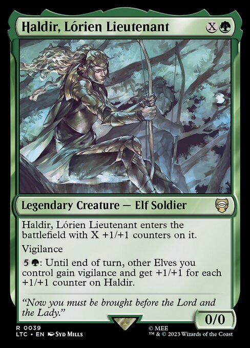 Haldir, Lórien Lieutenant (39) [Tales of Middle-earth Commander]