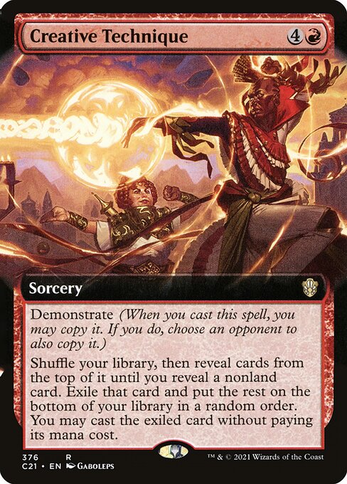 Creative Technique (376) [Commander 2021] [Extended Art]