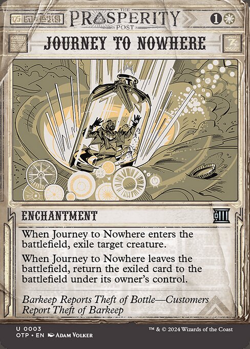 Journey to Nowhere (3) [Breaking News]