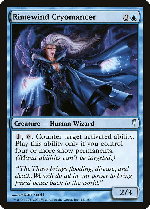 Rimewind Cryomancer (43) [Coldsnap]
