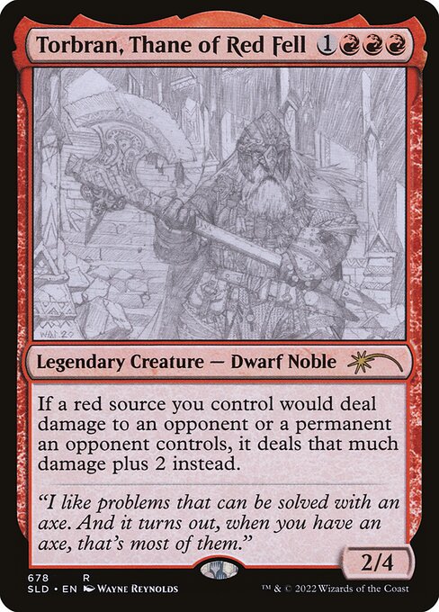 Torbran, Thane of Red Fell (678) [Secret Lair Drop]