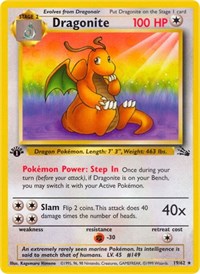 Dragonite (19) (19/62) [Fossil]