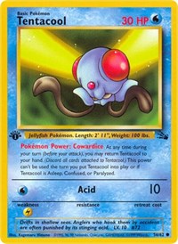 Tentacool (56/62) [Fossil]