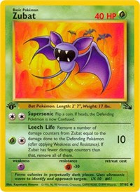 Zubat (57/62) [Fossil]
