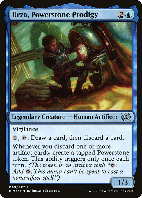 Urza, Powerstone Prodigy (69) [The Brothers' War]