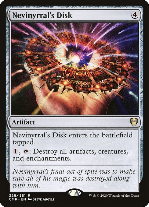 Nevinyrral's Disk (328) [Commander Legends]