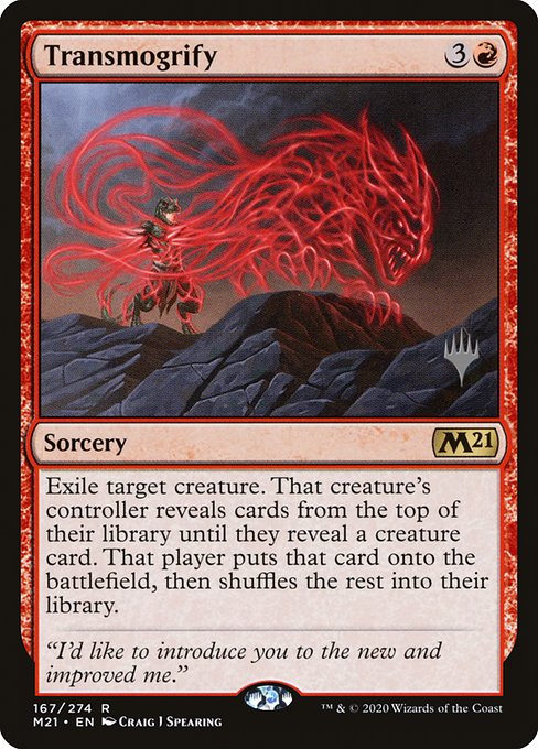Transmogrify (167p) [Core Set 2021 Promos]
