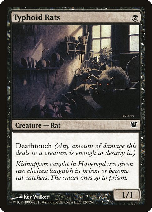 Typhoid Rats (120) [Innistrad]