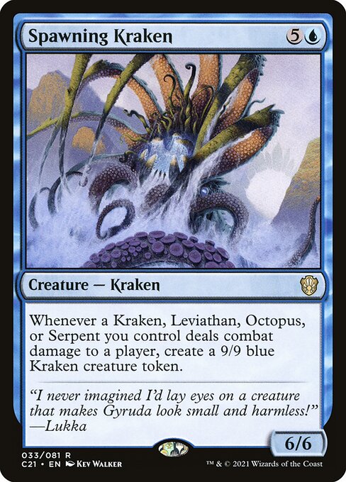 Spawning Kraken (33) [Commander 2021]