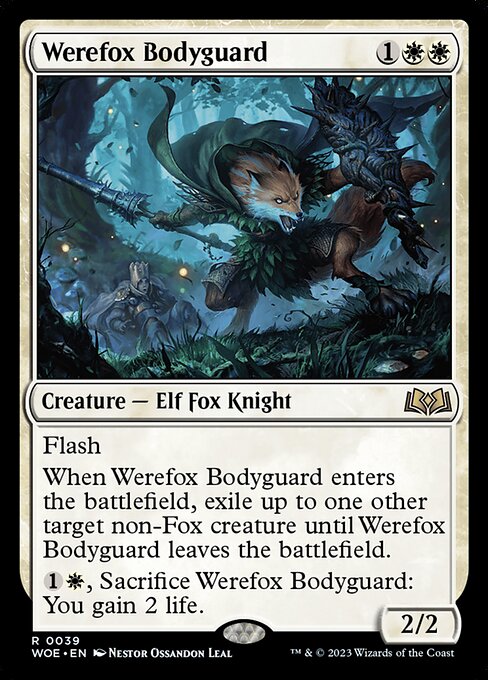 Werefox Bodyguard (39) [Wilds of Eldraine]