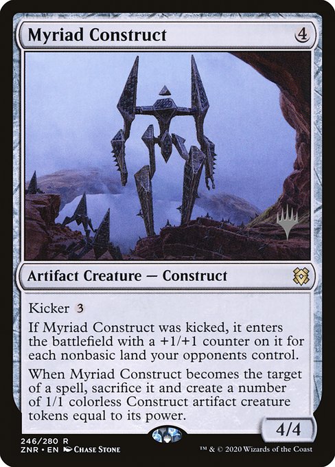 Myriad Construct (246p) [Zendikar Rising Promos]