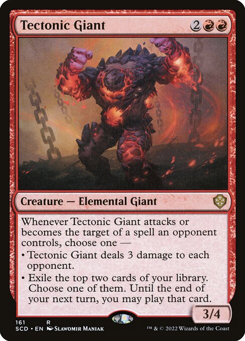 Tectonic Giant (161) [Starter Commander Decks]
