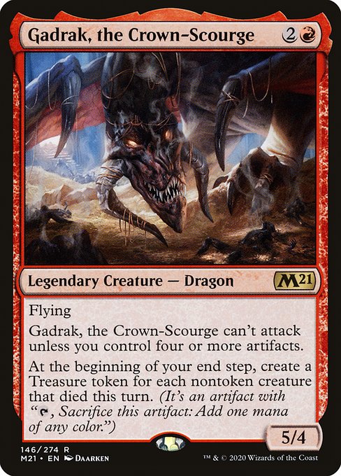Gadrak, the Crown-Scourge (146) [Core Set 2021]