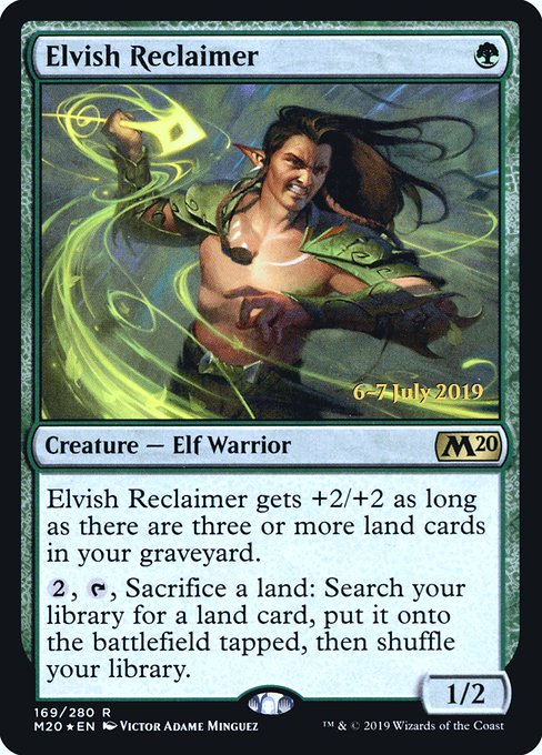 Elvish Reclaimer (169s) [Core Set 2020 Promos]