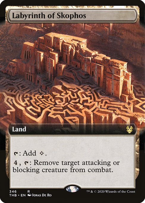 Labyrinth of Skophos (346) [Theros Beyond Death] [Extended Art]