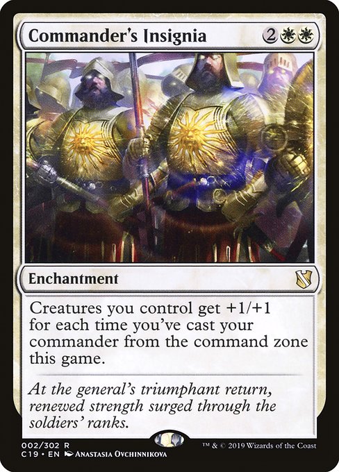 Commander's Insignia (2) [Commander 2019]