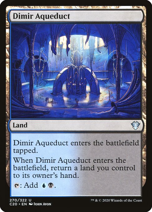Dimir Aqueduct (270) [Commander 2020]