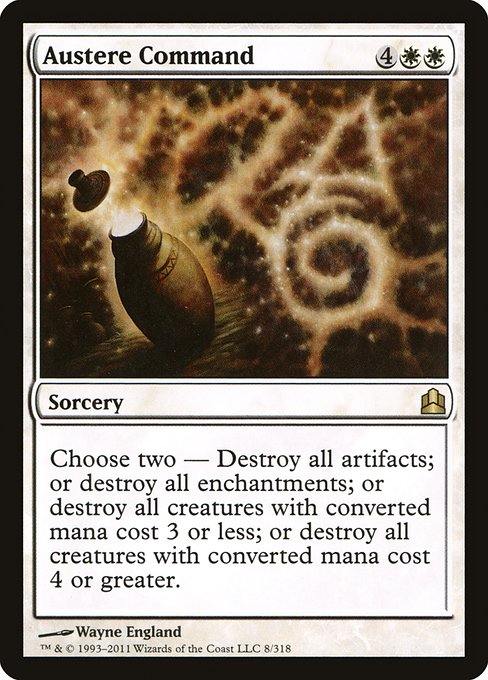 Austere Command (8) [Commander 2011]
