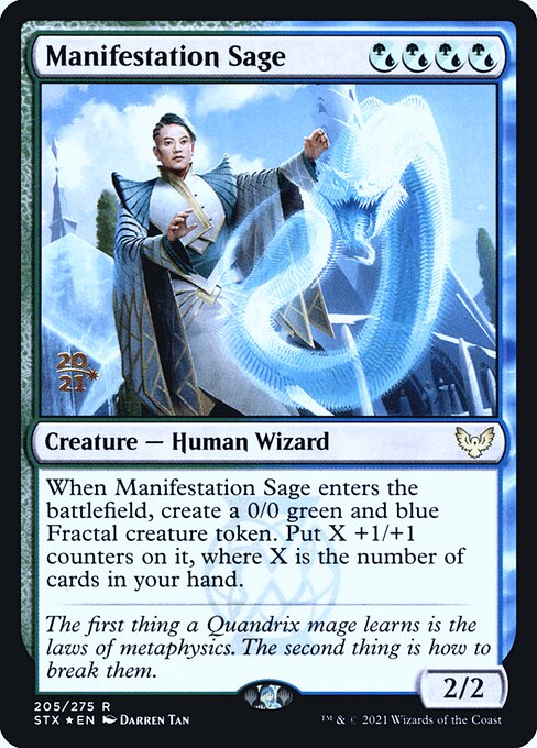 Manifestation Sage (205s) [Strixhaven: School of Mages Promos]