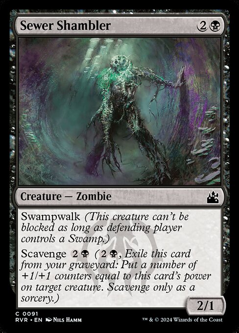 Sewer Shambler (91) [Ravnica Remastered]