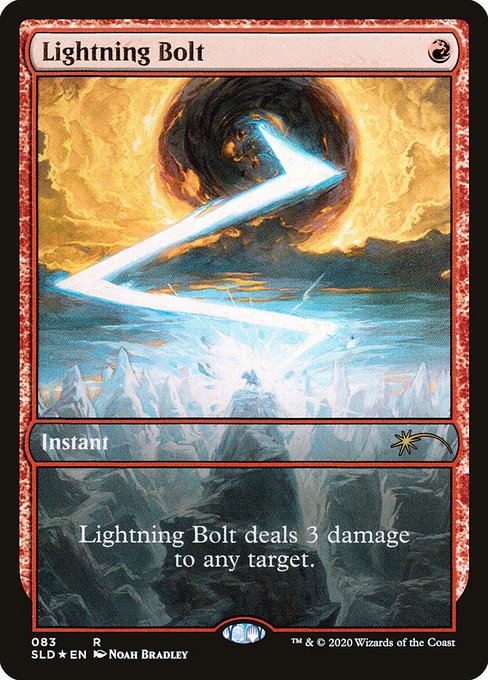 Lightning Bolt (83) [Secret Lair Drop]