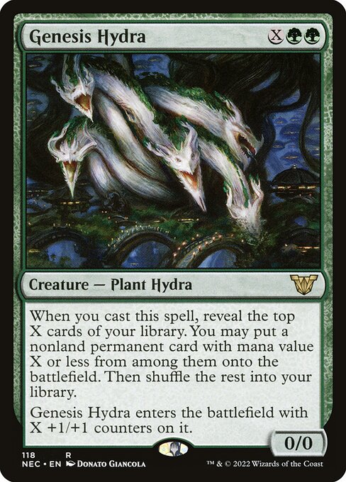 Genesis Hydra (118) [Neon Dynasty Commander]