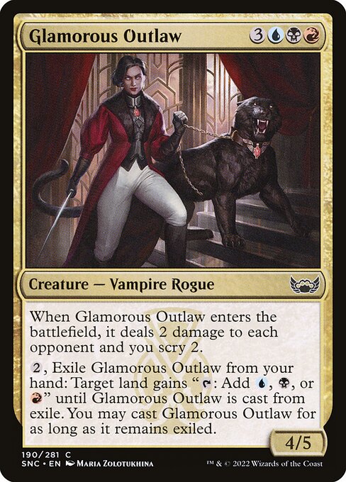Glamorous Outlaw (190) [Streets of New Capenna]
