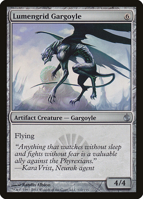 Lumengrid Gargoyle (112) [Mirrodin Besieged]
