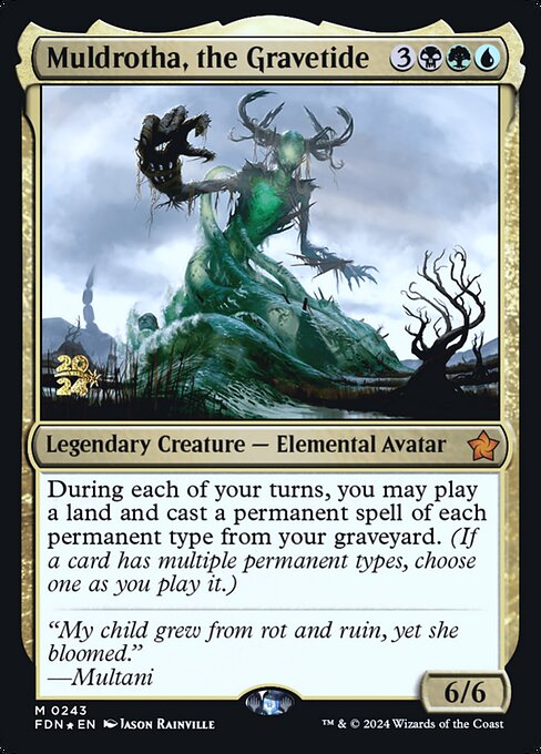 Muldrotha, the Gravetide (243s) [Foundations Promos]