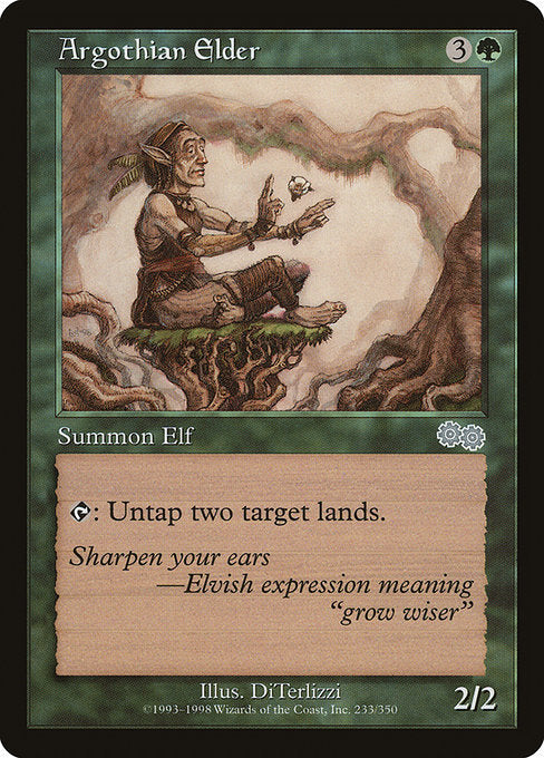 Argothian Elder (233) [Urza's Saga]