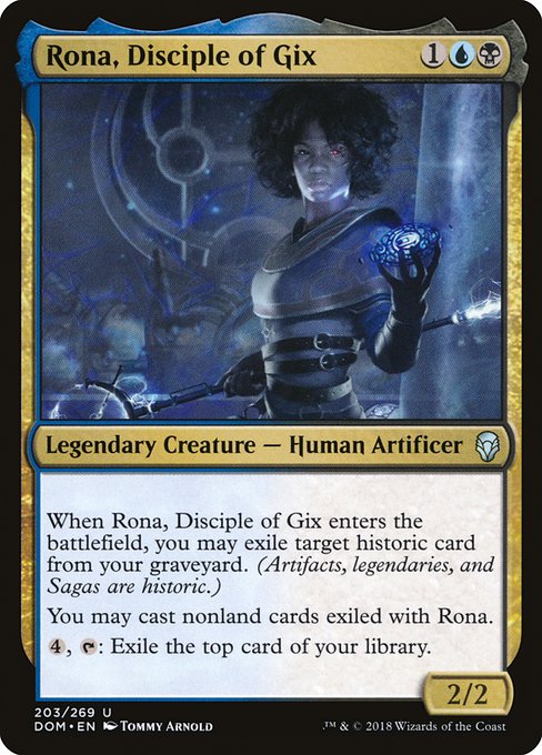 Rona, Disciple of Gix (203) [Dominaria]