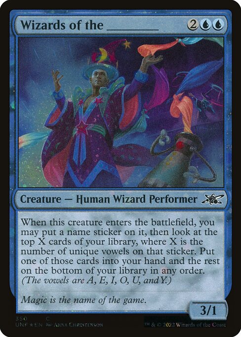 Wizards of the _____ (350) [Unfinity]
