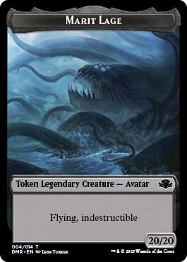 Marit Lage Token (4) [Dominaria Remastered]