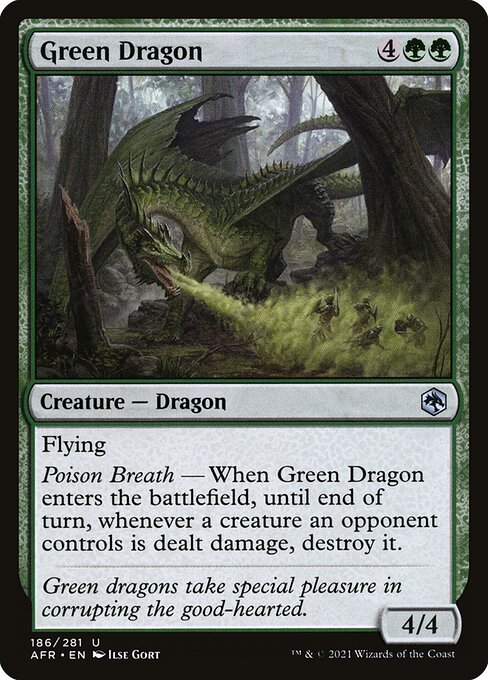 Green Dragon (186) [Adventures in the Forgotten Realms]