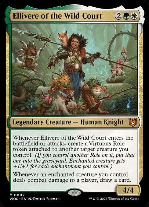 Ellivere of the Wild Court (2) [Wilds of Eldraine Commander]