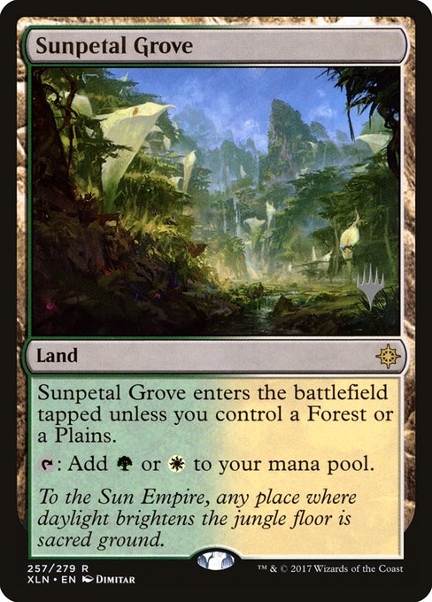 Sunpetal Grove (257p) [Ixalan Promos]