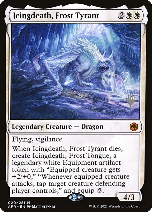 Icingdeath, Frost Tyrant (20p) [Adventures in the Forgotten Realms Promos]