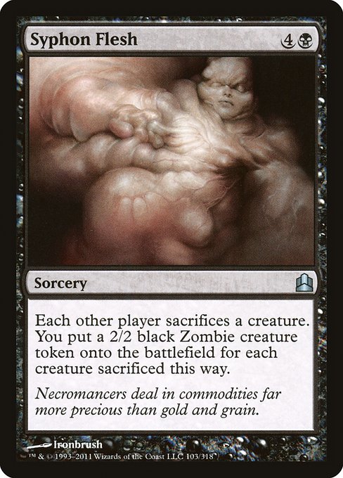 Syphon Flesh (103) [Commander 2011]