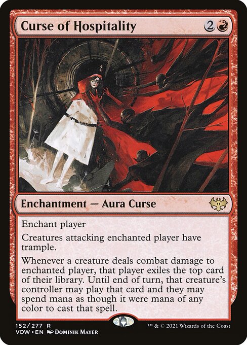 Curse of Hospitality (152) [Innistrad: Crimson Vow]