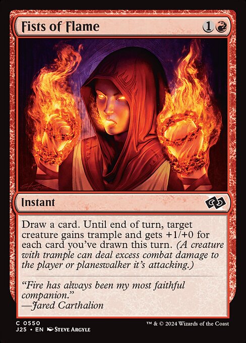 Fists of Flame (550) [Foundations Jumpstart]
