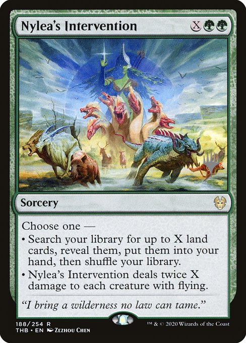 Nylea's Intervention (188p) [Theros Beyond Death Promos]