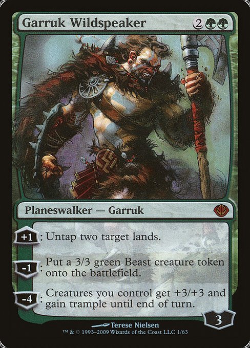 Garruk Wildspeaker (1) [Duel Decks: Garruk vs. Liliana]