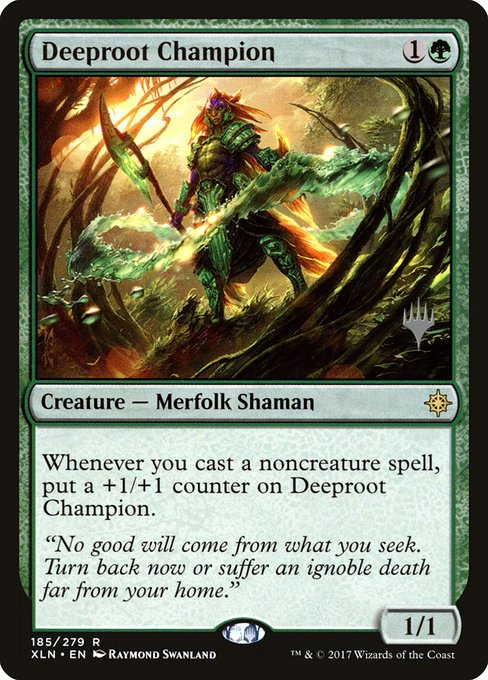 Deeproot Champion (185p) [Ixalan Promos]