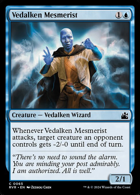 Vedalken Mesmerist (65) [Ravnica Remastered]