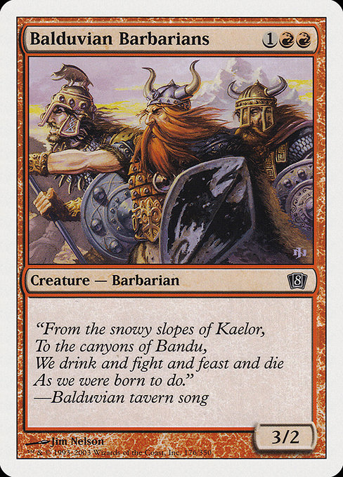 Balduvian Barbarians (176) [Eighth Edition]