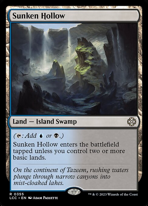Sunken Hollow (355) [The Lost Caverns of Ixalan Commander]